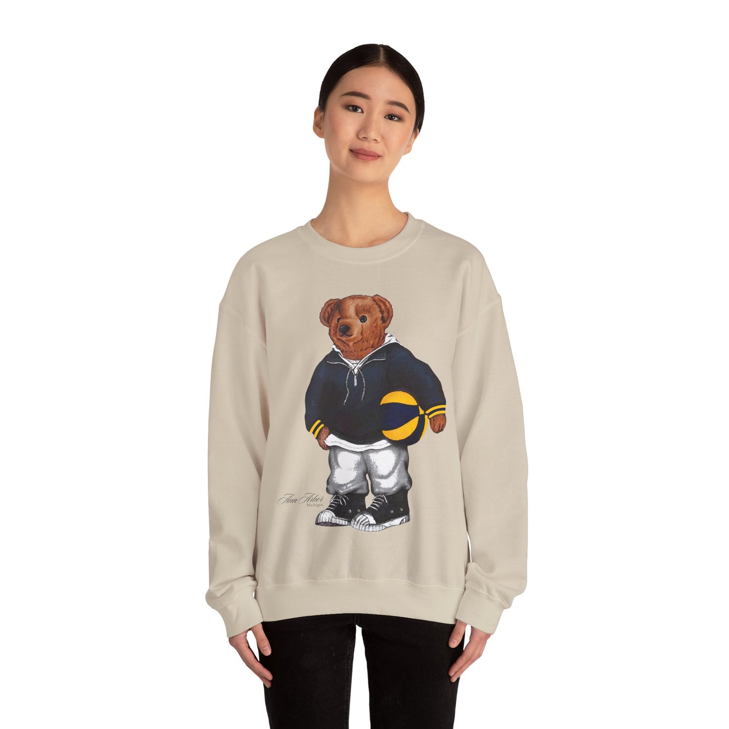 ANN ARBOR BASKETBALL TEDDY SWEATSHIRT