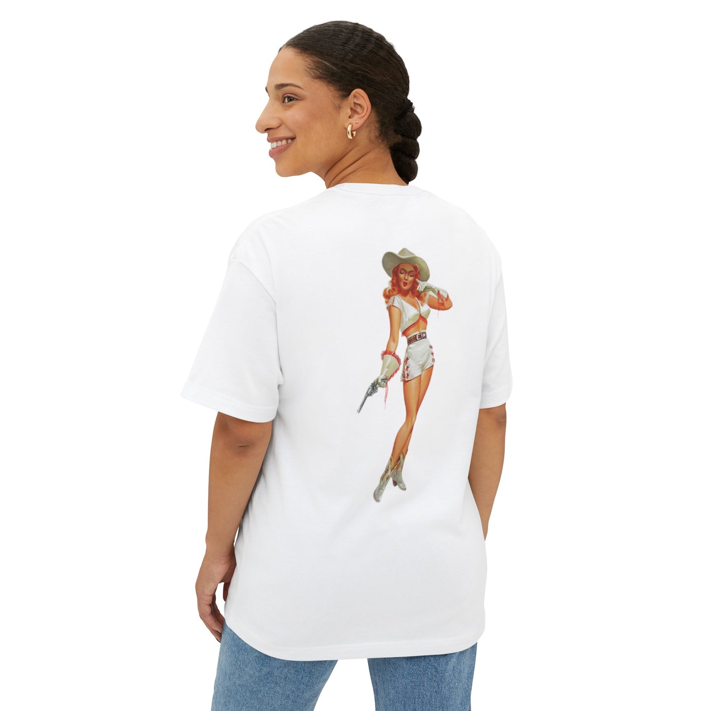 LUCKY COWGIRL BOXY TEE