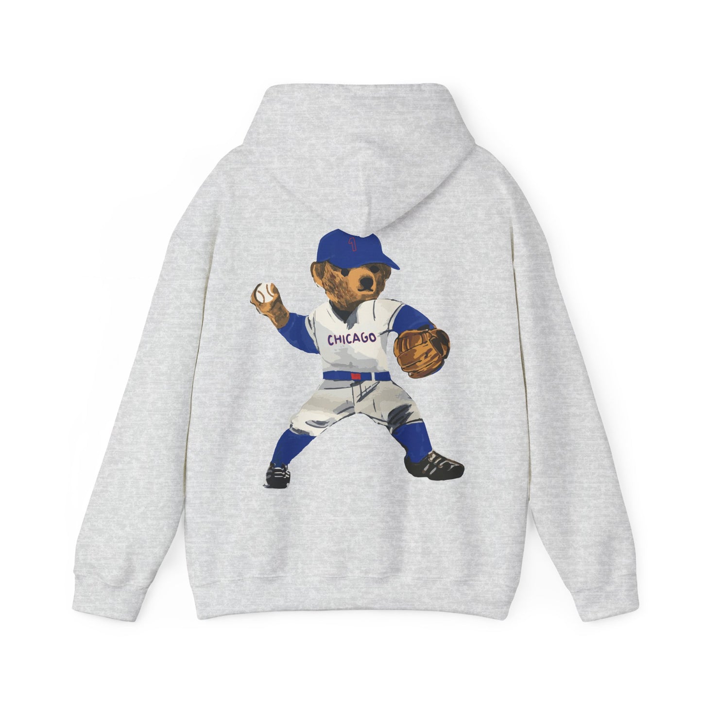 CHICAGO BASEBALL TEDDY HOODIE