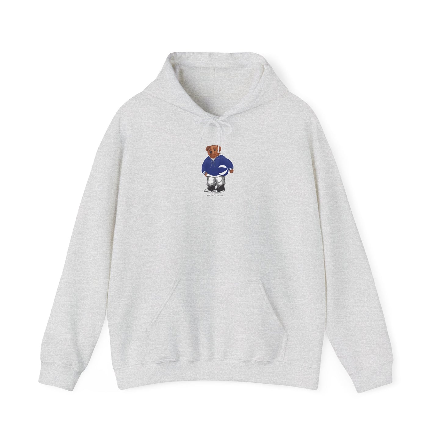 DURHAM NORTH CAROLINA BASKETBALL TEDDY HOODIE