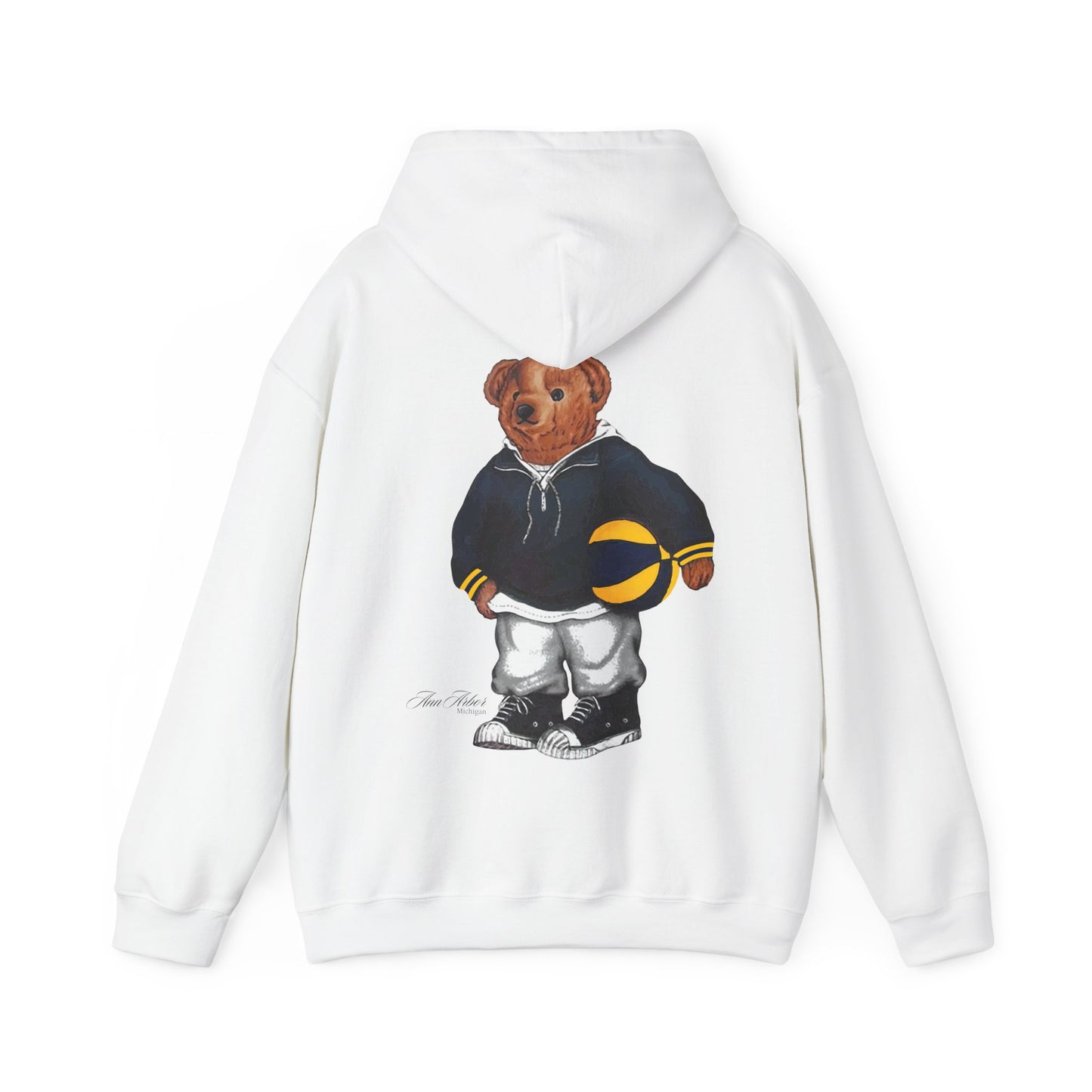 ANN ARBOR BASKETBALL TEDDY HOODIE
