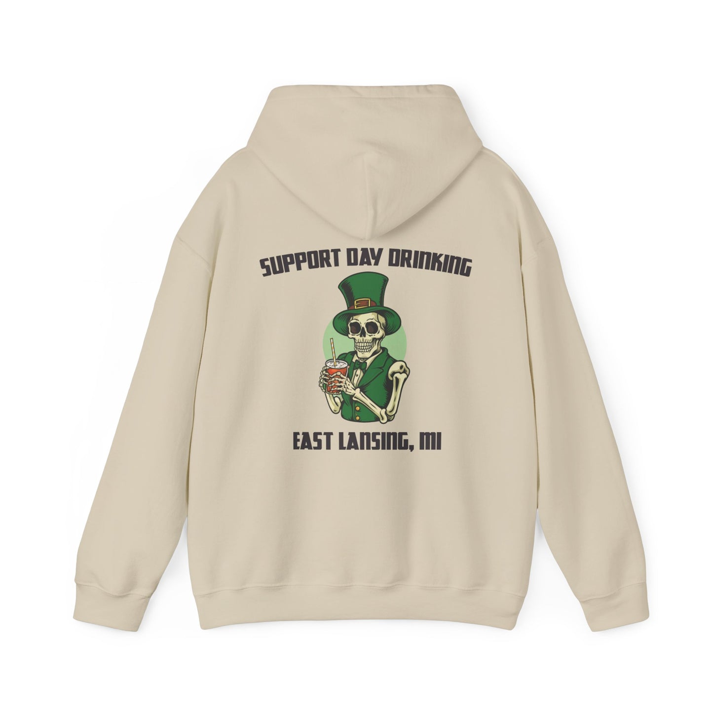 SUPPORT DAY DRINKING EAST LANSING HOODIE