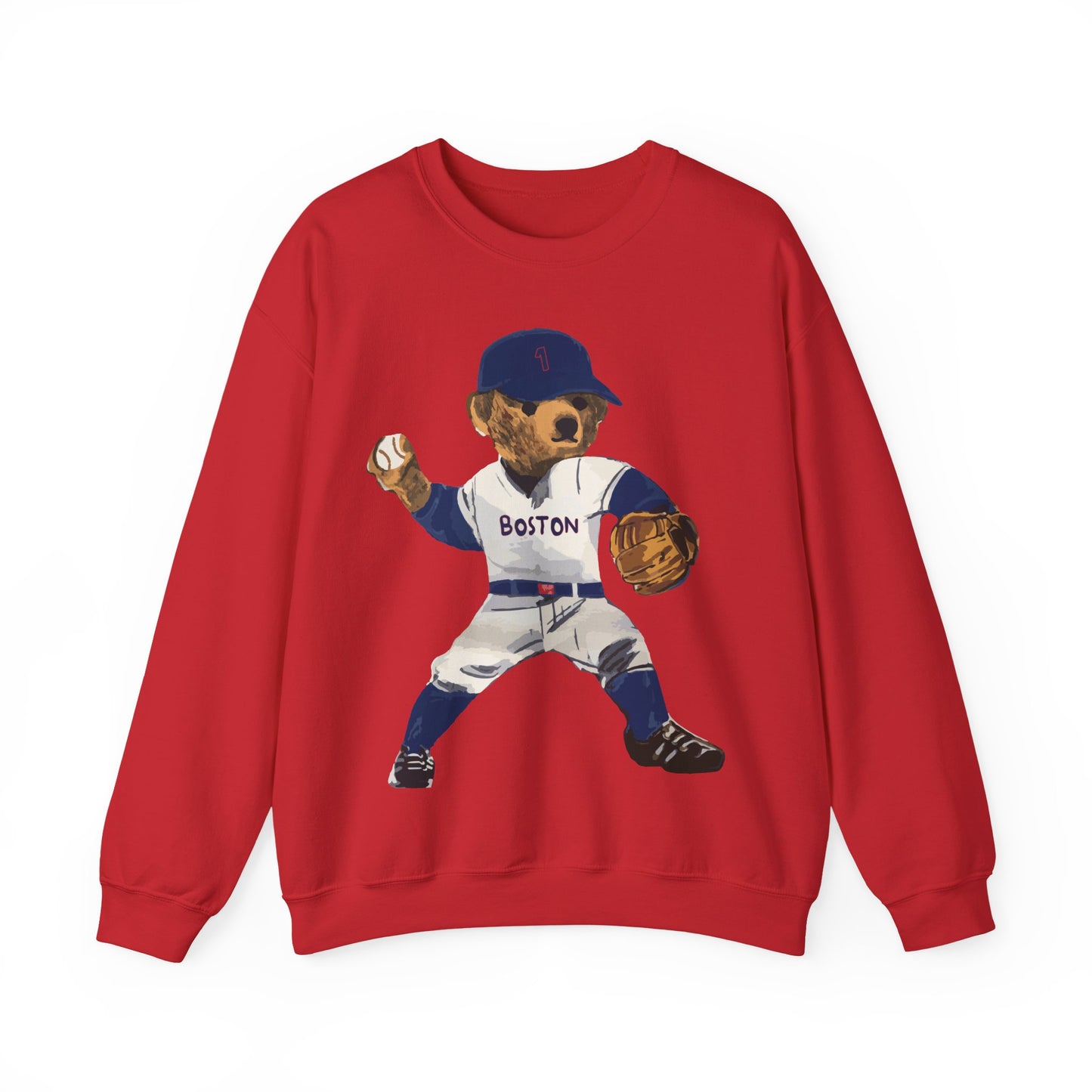 BOSTON BASEBALL TEDDY SWEATSHIRT