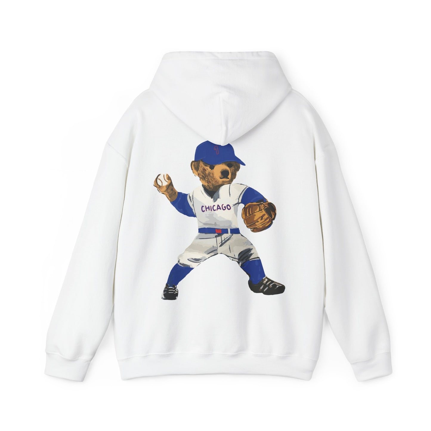 CHICAGO BASEBALL TEDDY HOODIE
