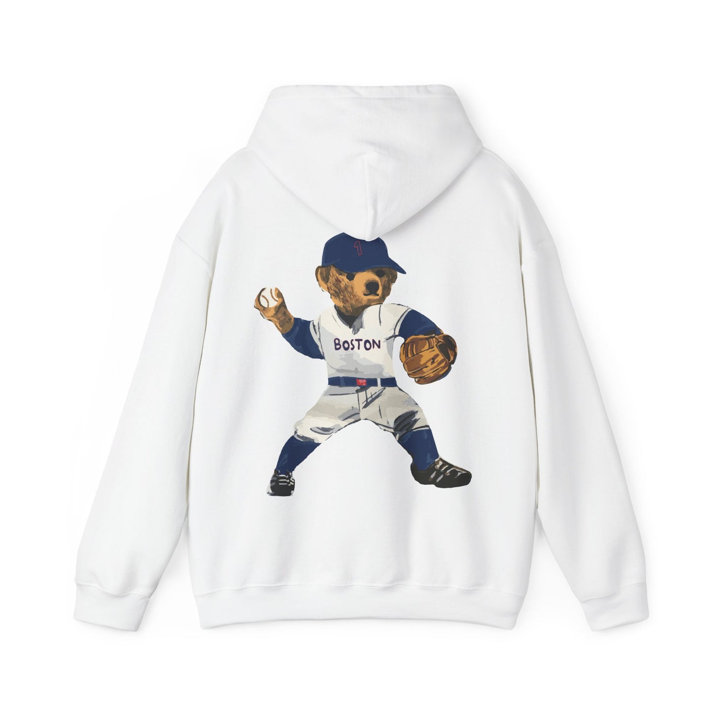 BOSTON BASEBALL TEDDY HOODIE