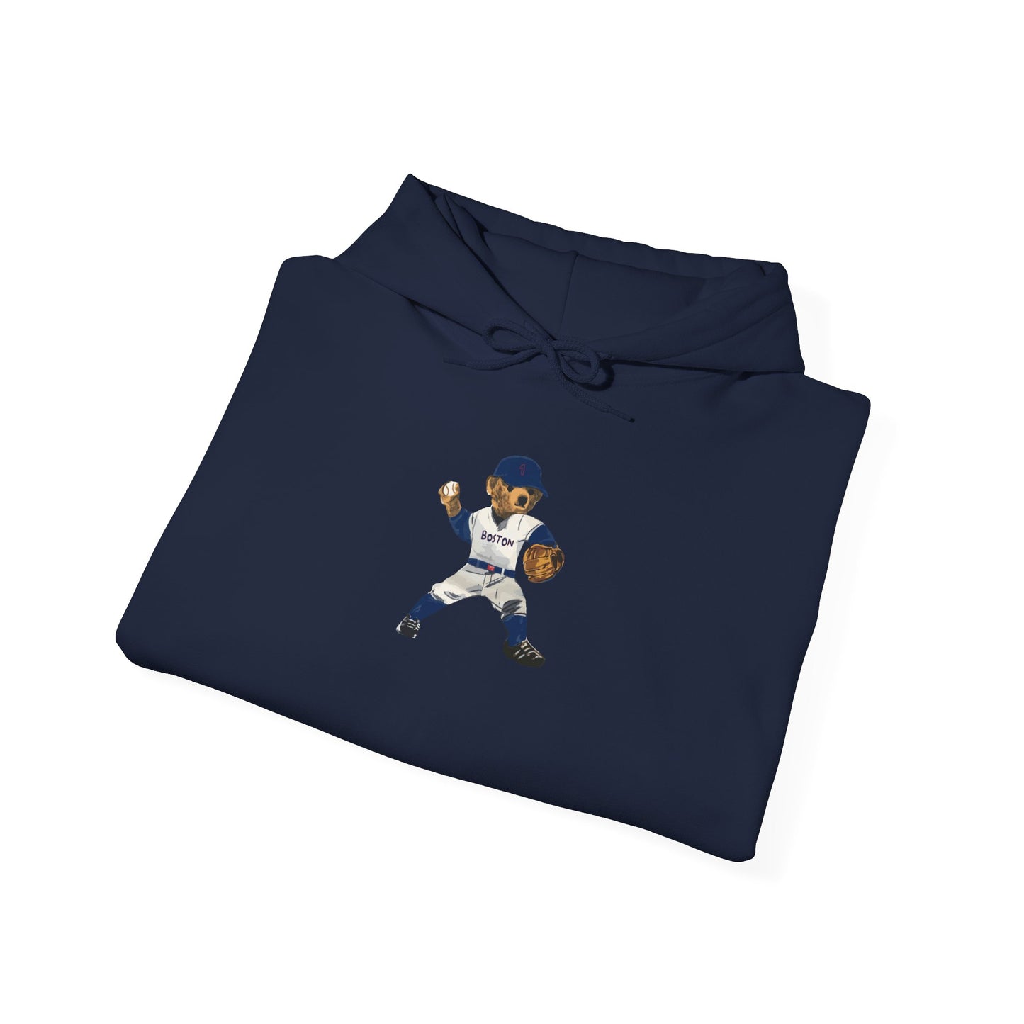 BOSTON BASEBALL TEDDY HOODIE