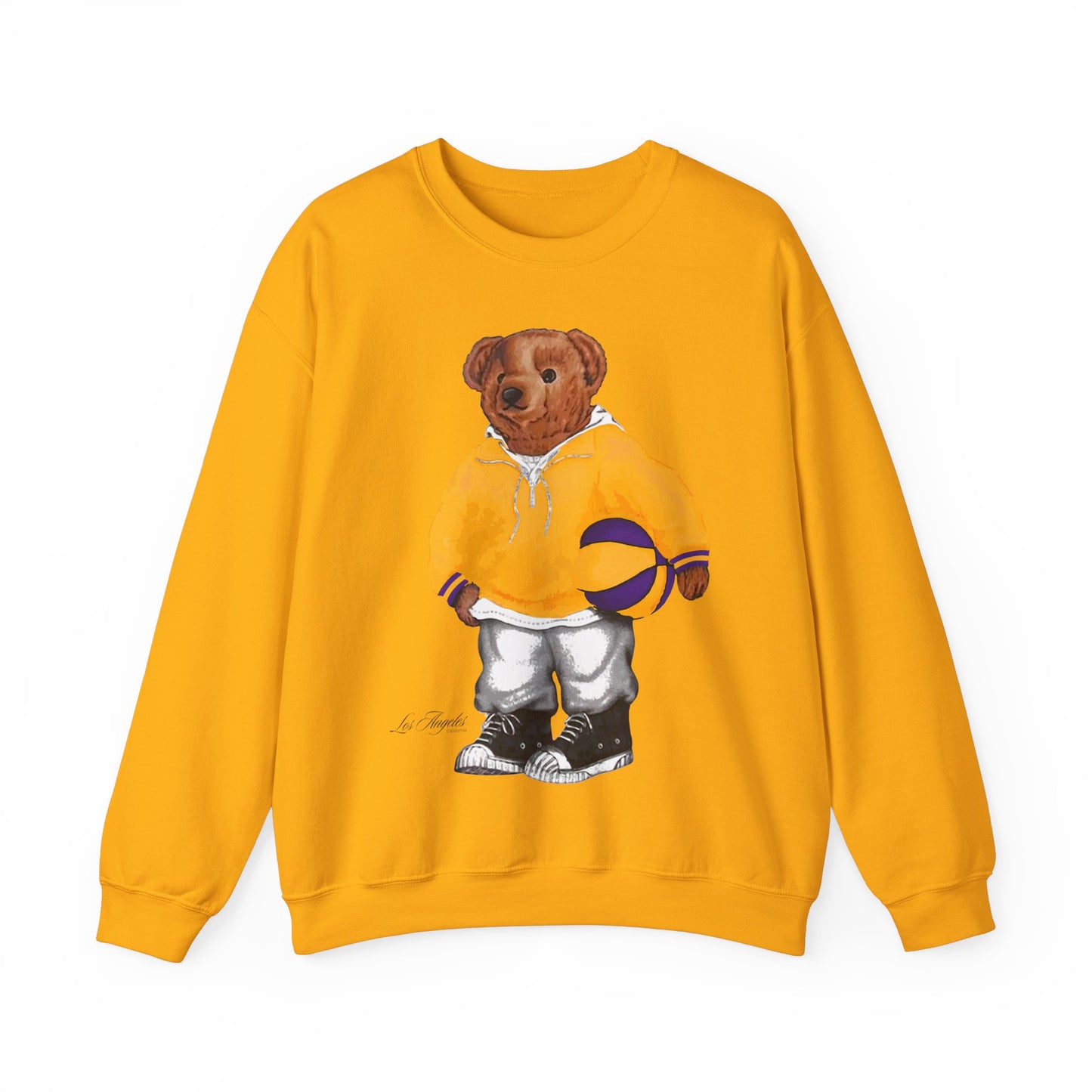 LOS ANGELES CALIFORNIA BASKETBALL TEDDY SWEATSHIRT