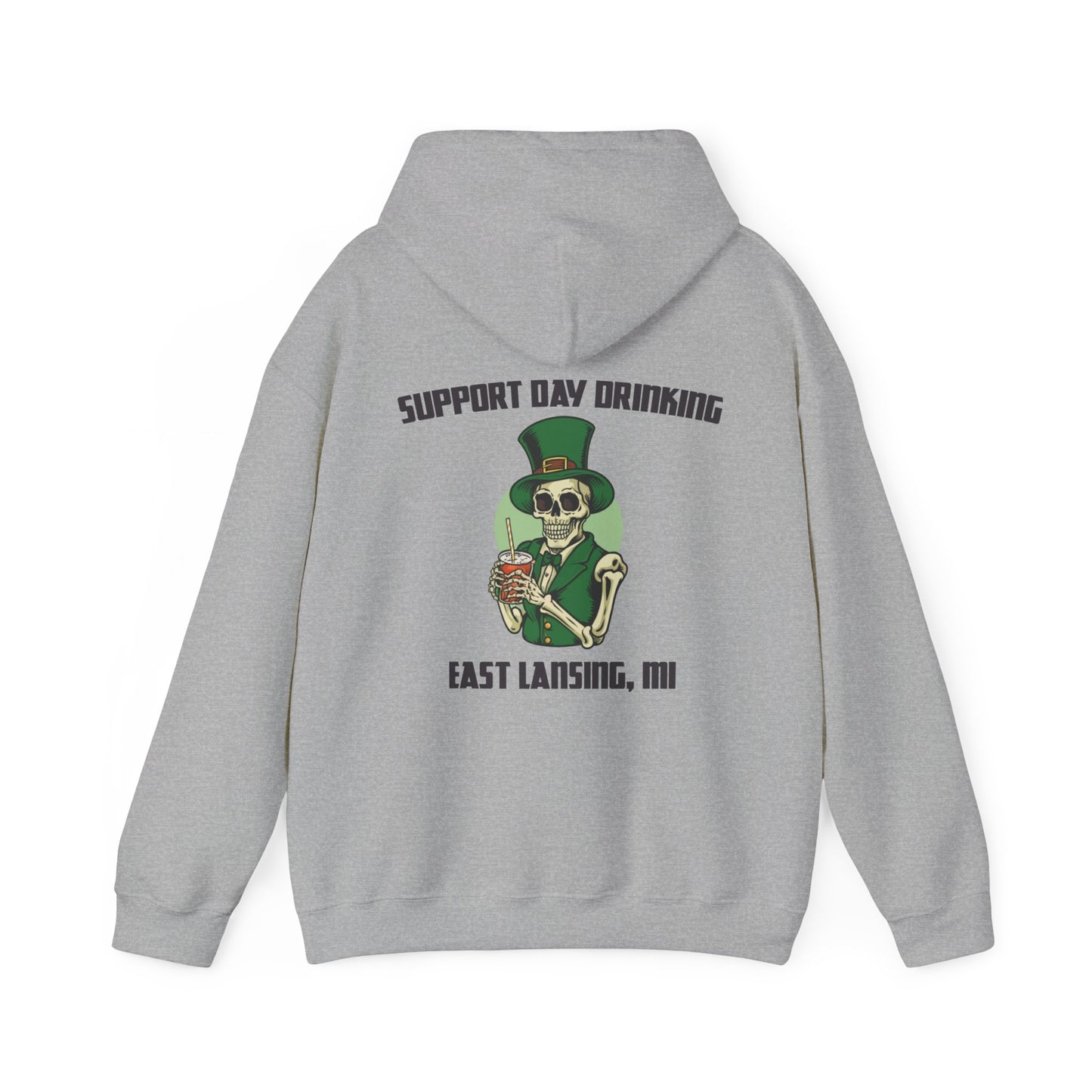 SUPPORT DAY DRINKING EAST LANSING HOODIE