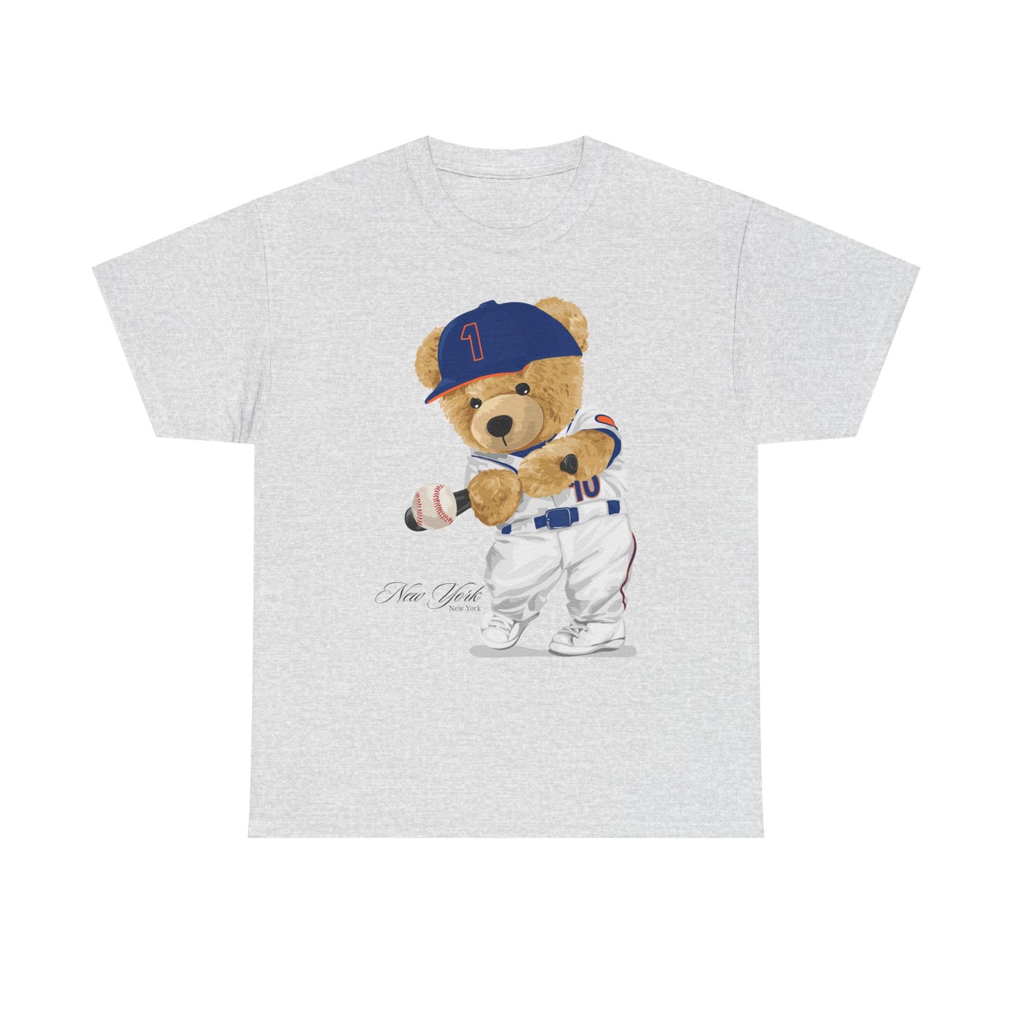 NEW YORK "QUEENS" BASEBALL TEDDY T-SHIRT