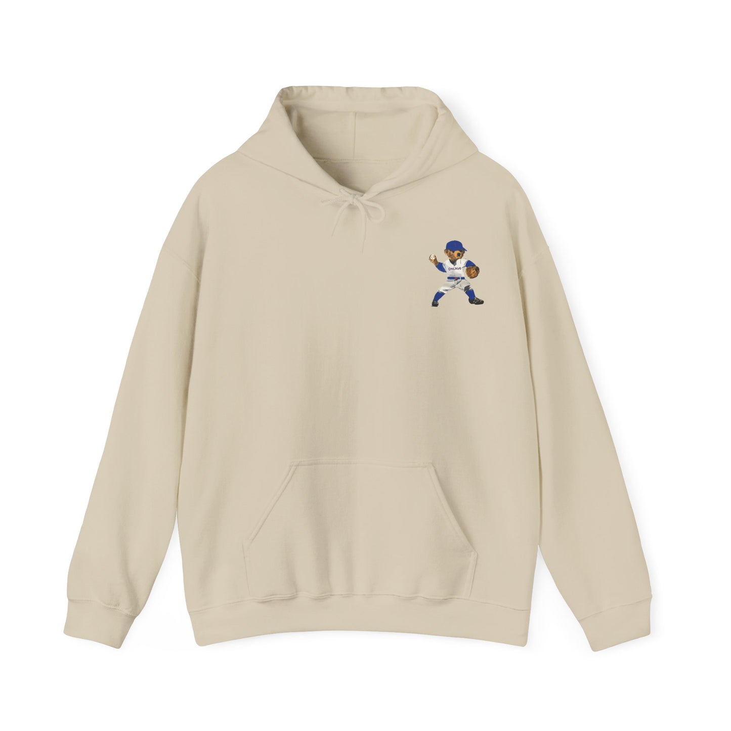 CHICAGO BASEBALL TEDDY HOODIE