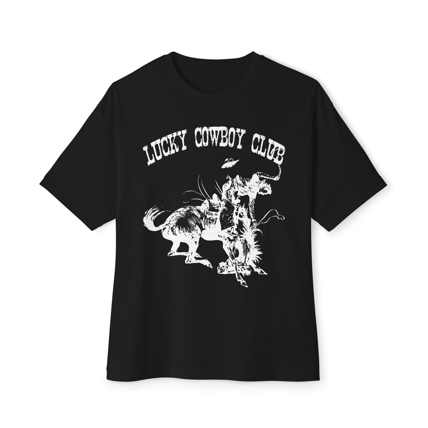 LUCKY COWBOY CLUB BOXY TEE