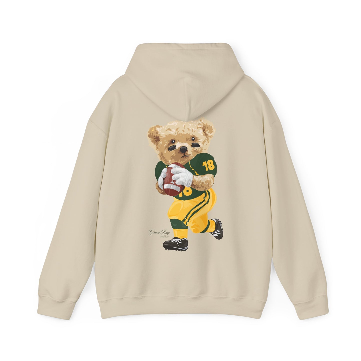 GREEN BAY WISCONSIN TEDDY HOODIE