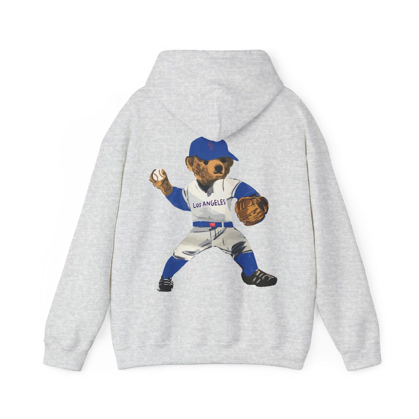 LOS ANGELES BASEBALL TEDDY HOODIE