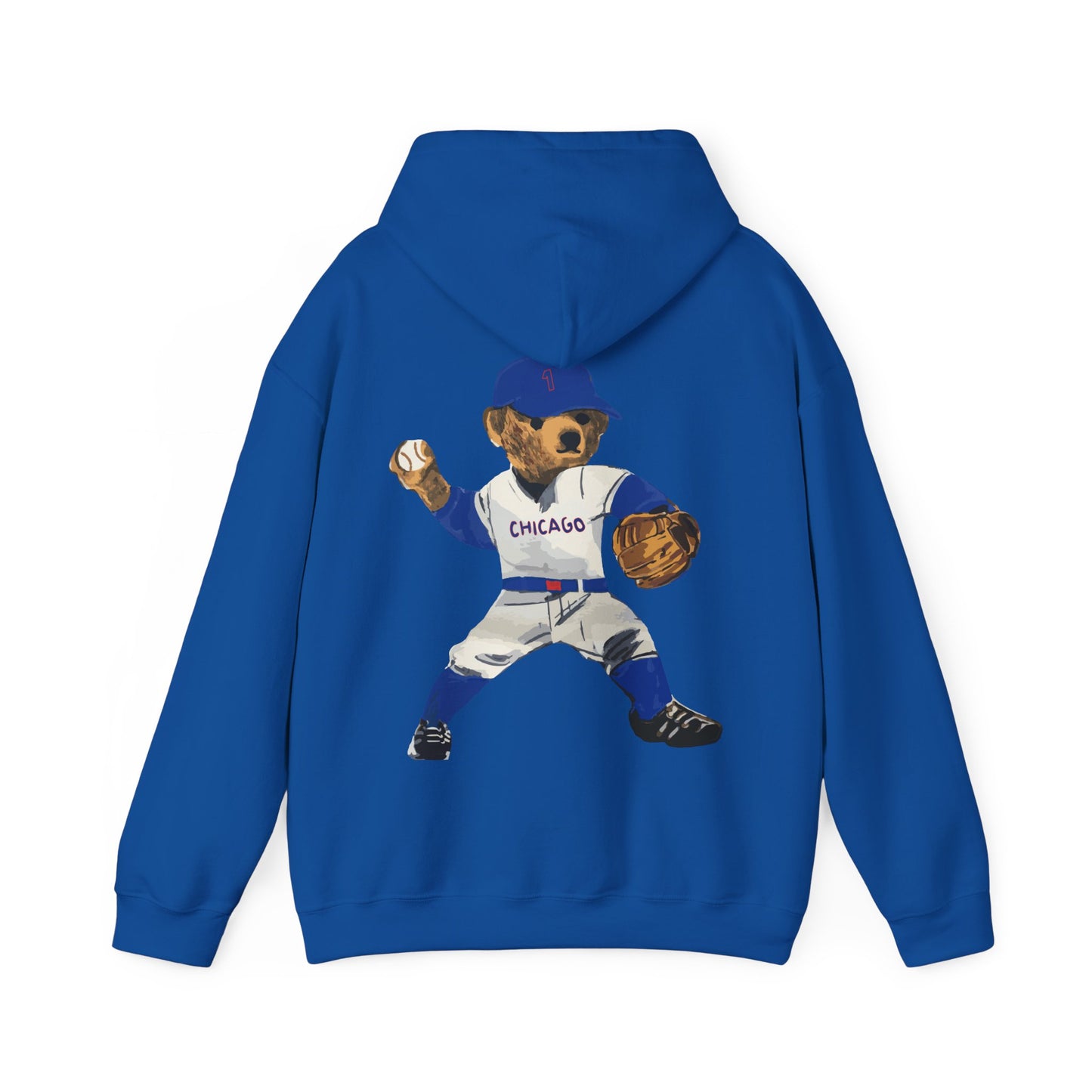 CHICAGO BASEBALL TEDDY HOODIE