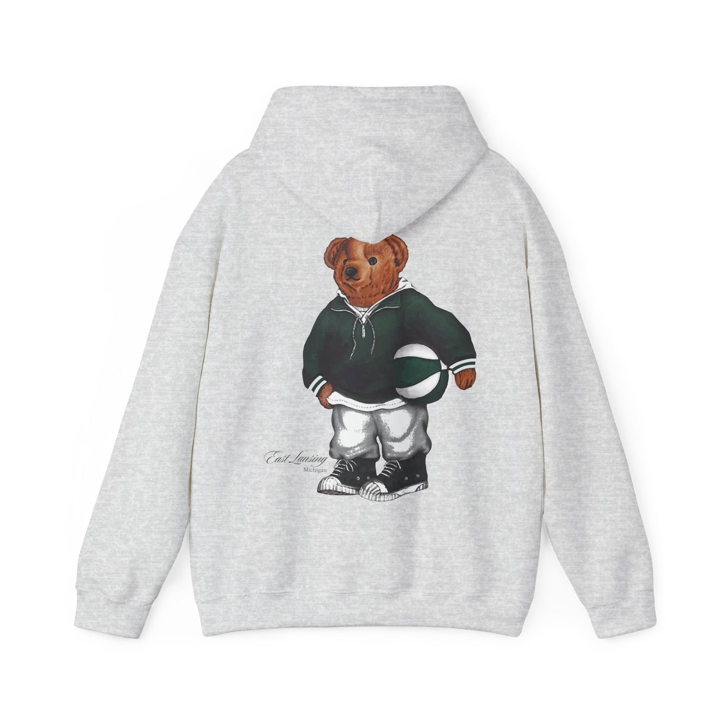 EAST LANSING BASKETBALL TEDDY HOODIE