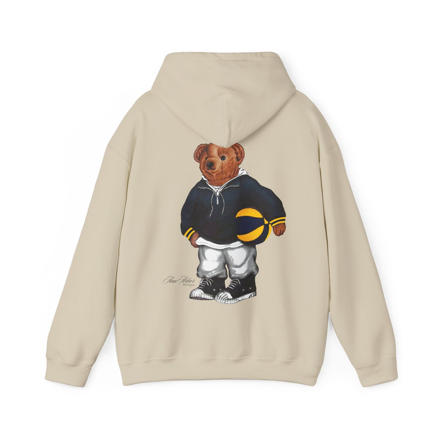 ANN ARBOR BASKETBALL TEDDY HOODIE