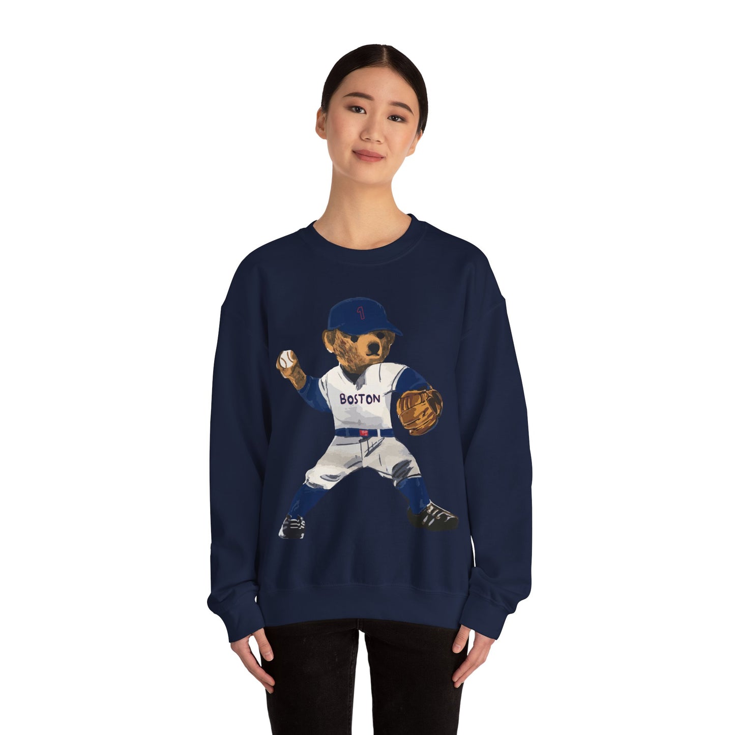 BOSTON BASEBALL TEDDY SWEATSHIRT