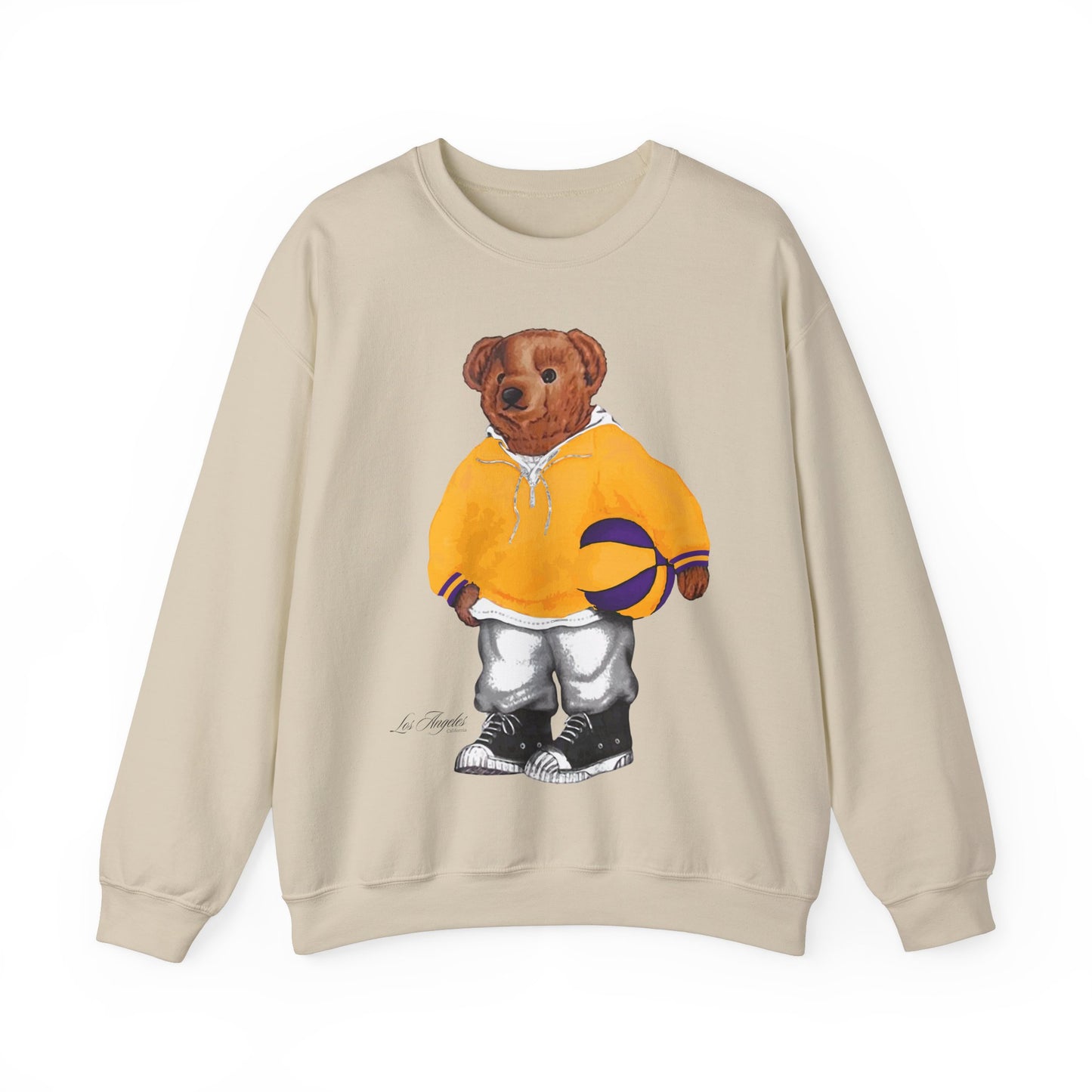 LOS ANGELES CALIFORNIA BASKETBALL TEDDY SWEATSHIRT
