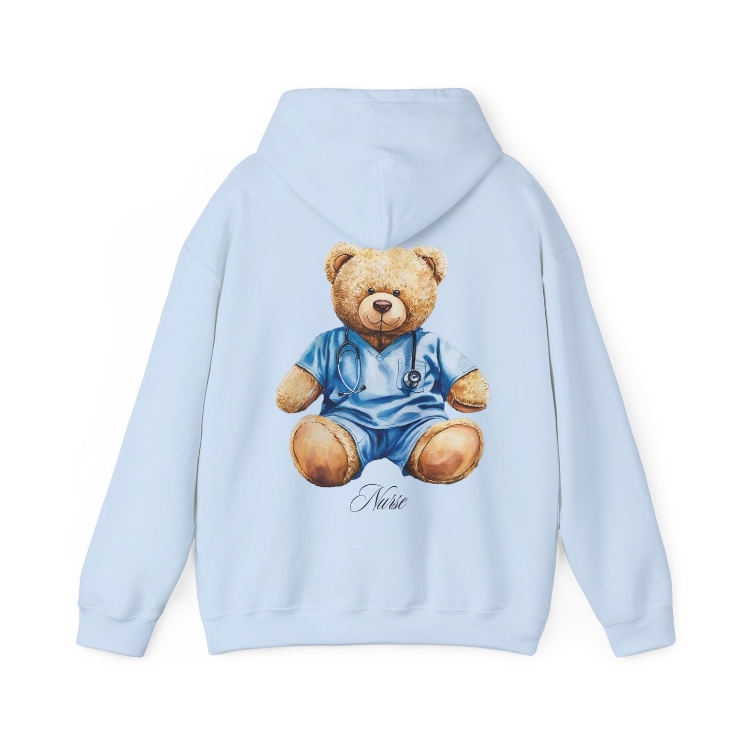 NURSE TEDDY BEAR HOODIE