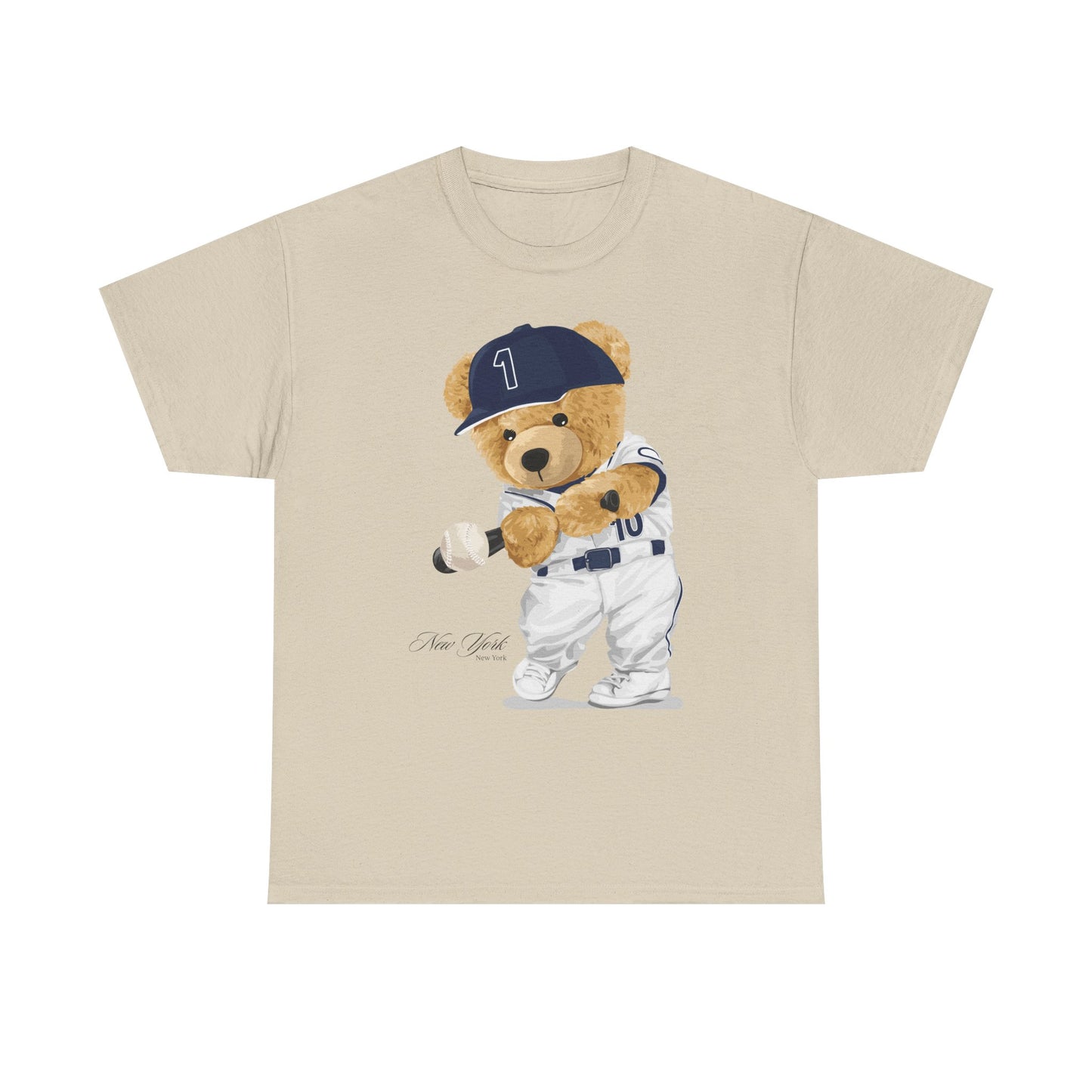 NEW YORK "BRONX" BASEBALL TEDDY T-SHIRT