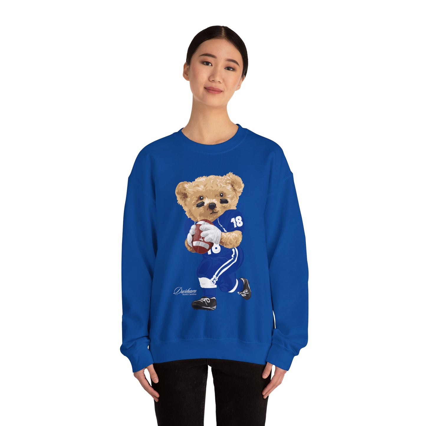 DURHAM, NORTH CAROLINA TEDDY SWEATSHIRT
