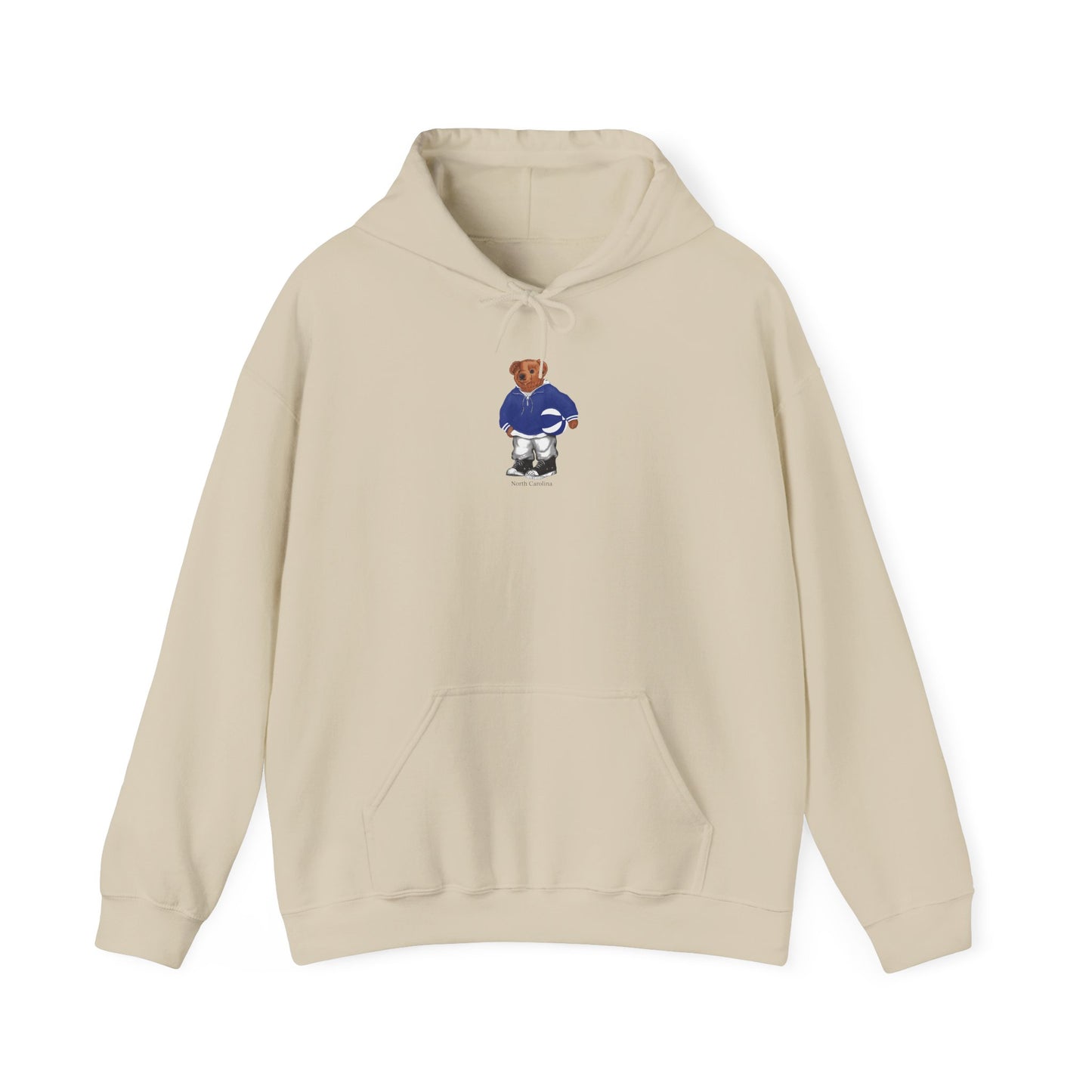 DURHAM NORTH CAROLINA BASKETBALL TEDDY HOODIE