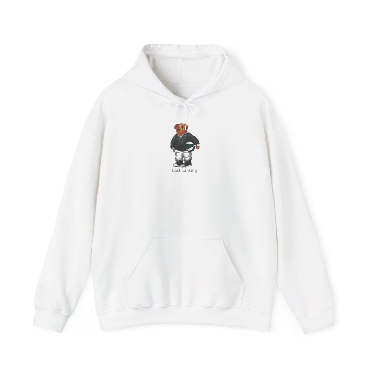 EAST LANSING BASKETBALL TEDDY HOODIE