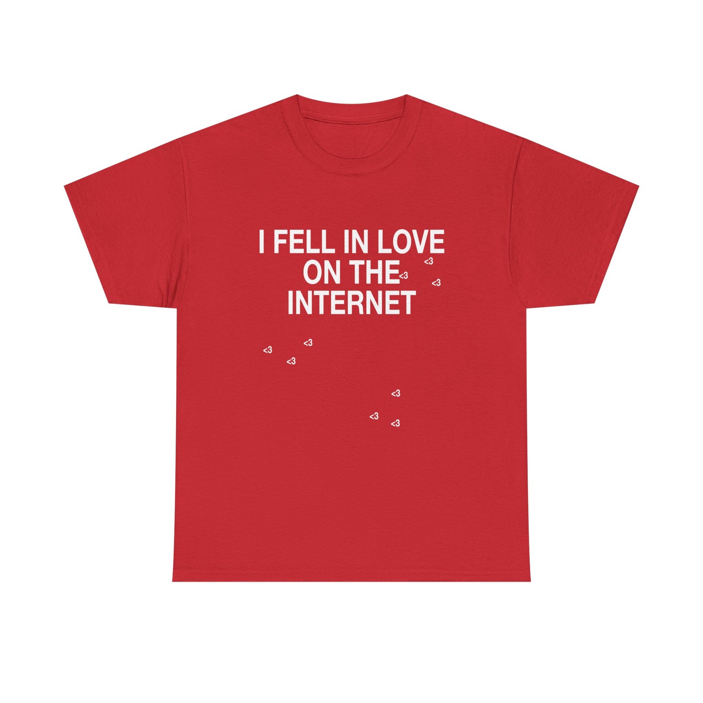 I FELL IN LOVE ON THE INTERNET <3