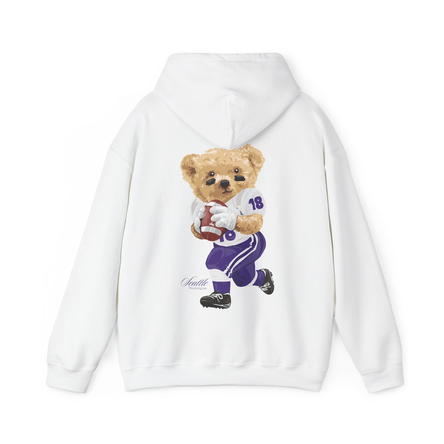 SEATTLE WASHINGTON TEDDY HOODIE