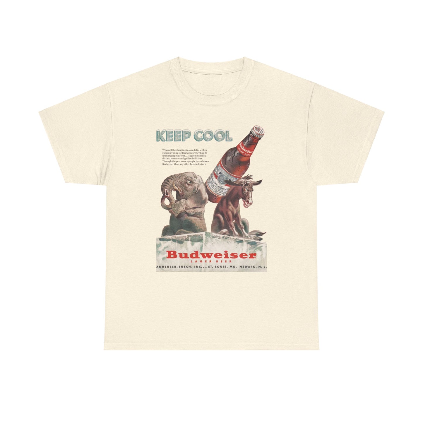 A COLD BUDWEISER TEE