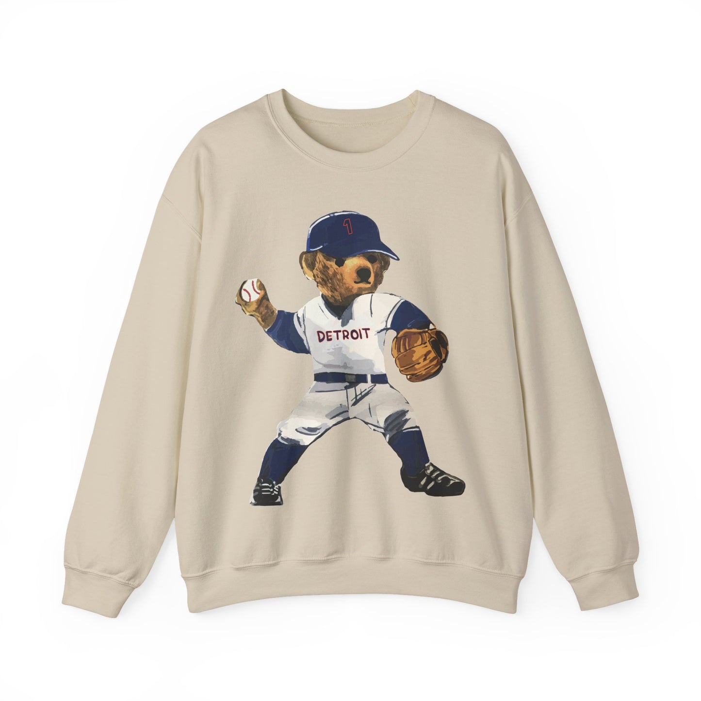 DETROIT BASEBALL TEDDY SWEATSHIRT