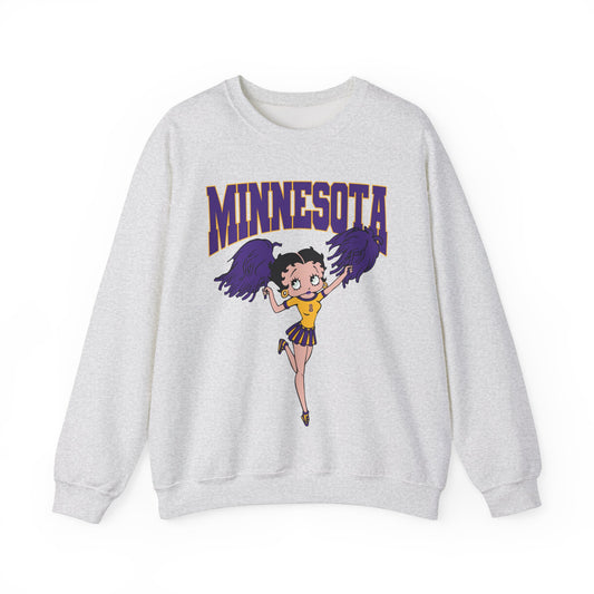 MINNESOTA BETTY BOOP SWEATSHIRT