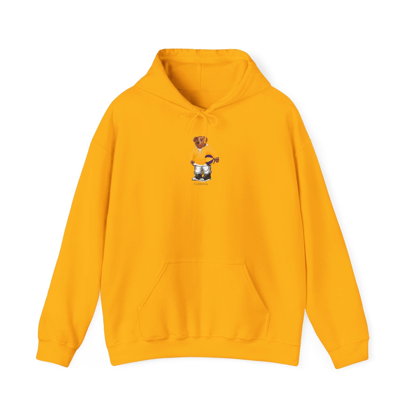 LOS ANGELES CALIFORNIA BASKETBALL TEDDY HOODIE