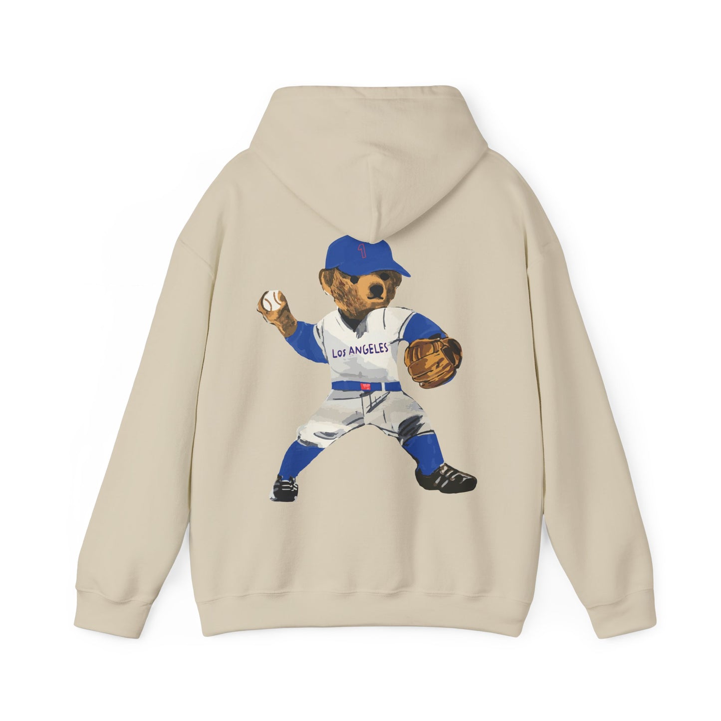 LOS ANGELES BASEBALL TEDDY HOODIE