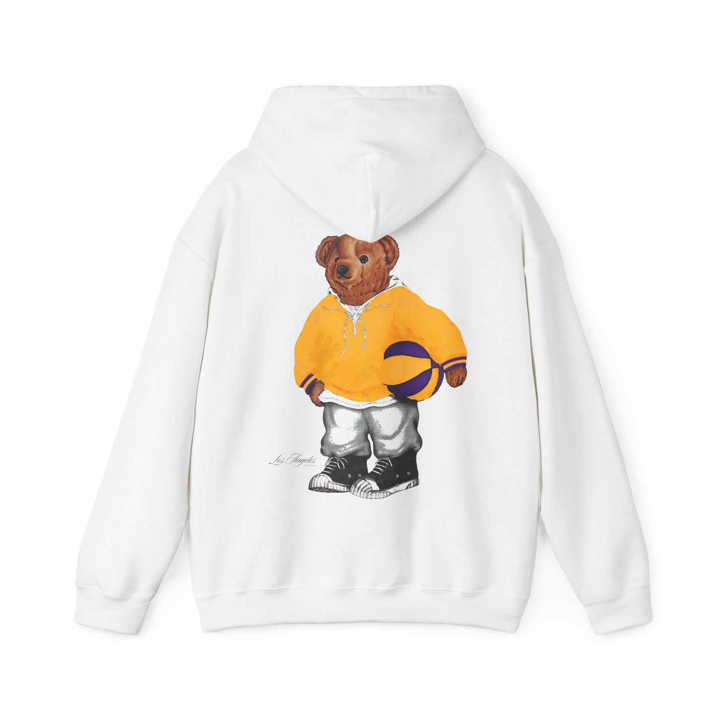 LOS ANGELES CALIFORNIA BASKETBALL TEDDY HOODIE