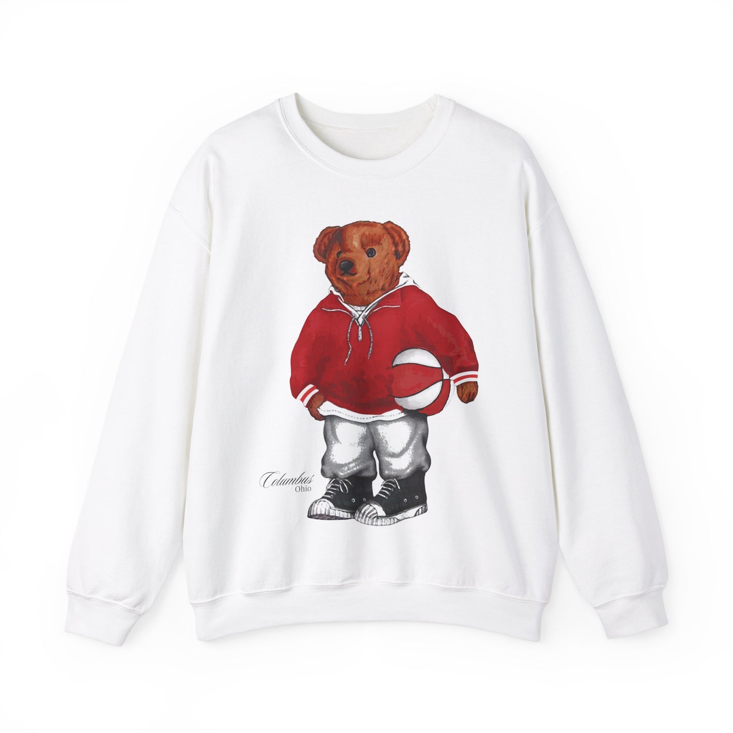 COLUMBUS OHIO BASKETBALL TEDDY SWEATSHIRT