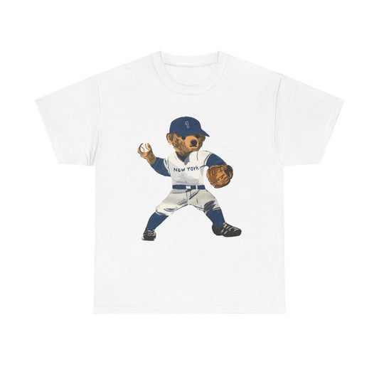 NEW YORK "BRONX" BASEBALL TEDDY T-SHIRT