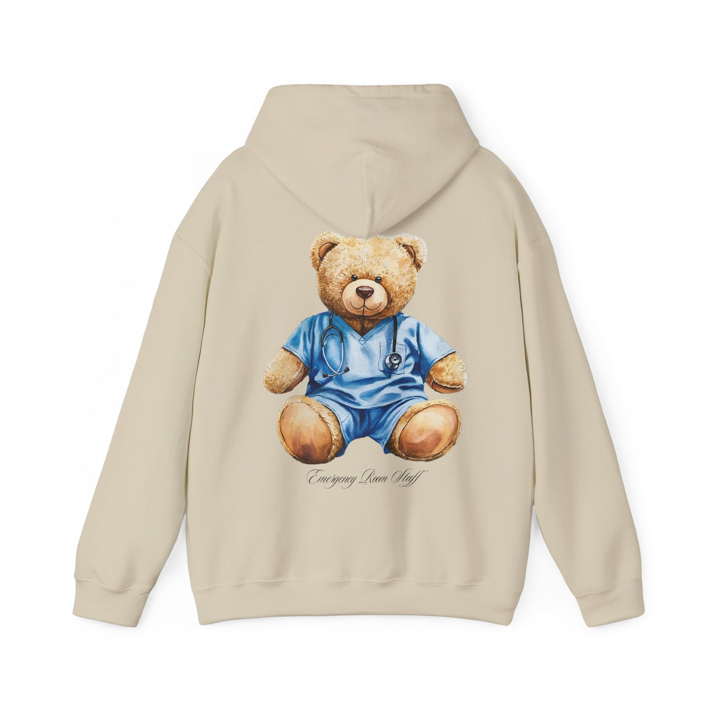 EMERGENCY ROOM STAFF TEDDY BEAR HOODIE