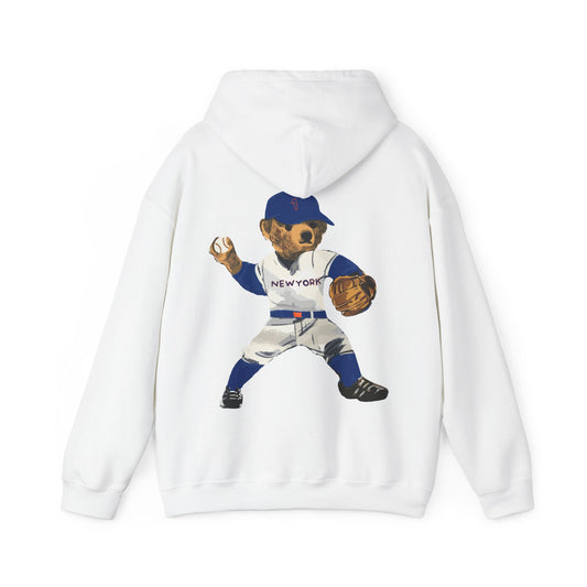 NEW YORK "QUEENS" BASEBALL TEDDY HOODIE
