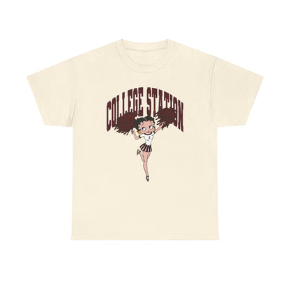 COLLEGE STATION BETTY BOOP T-SHIRT