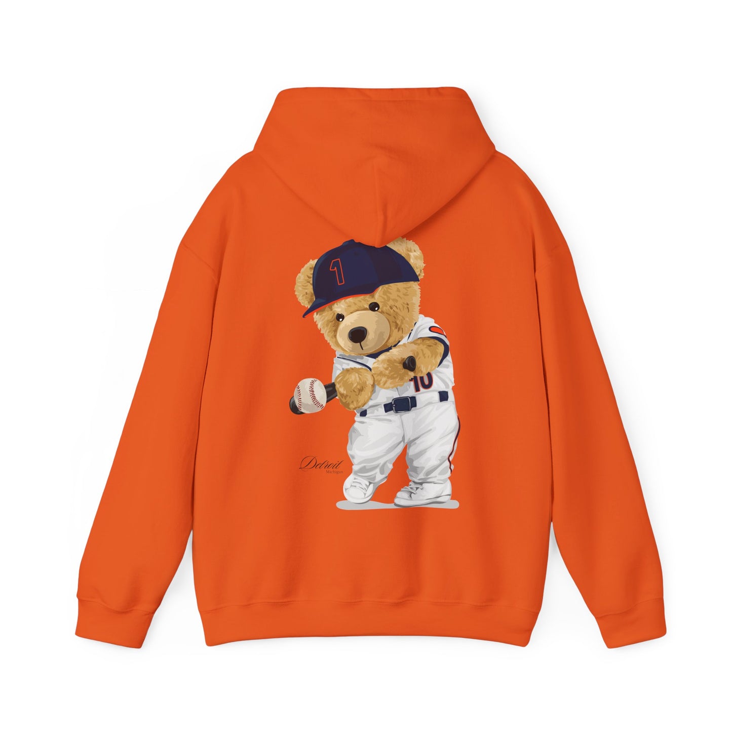 DETROIT BASEBALL TEDDY HOODIE