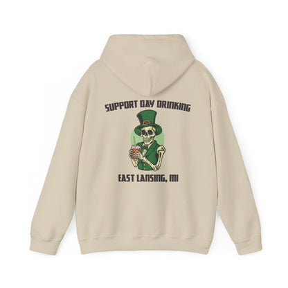 SUPPORT DAY DRINKING EAST LANSING HOODIE