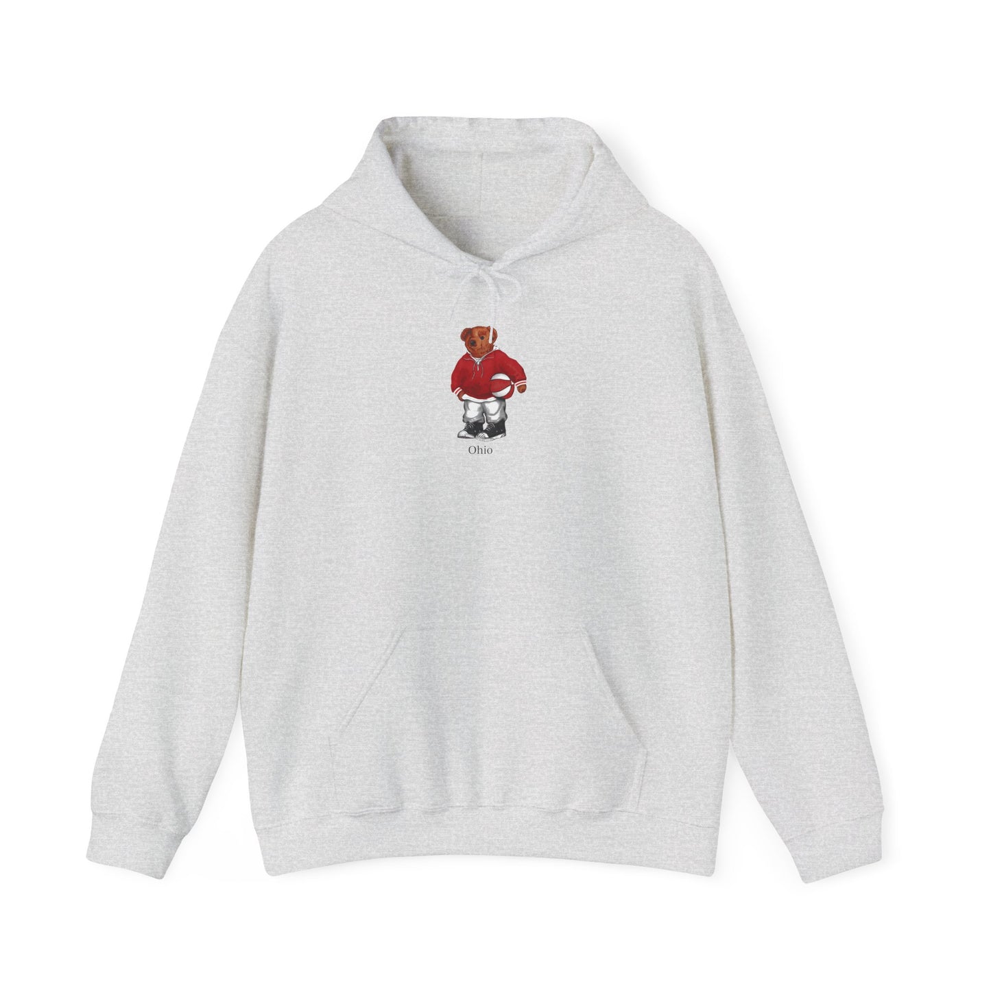 COLUMBUS OHIO BASKETBALL  TEDDY HOODIE