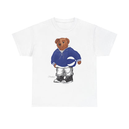 DURHAM NORTH CAROLINA BASKETBALL TEDDY T-SHIRT