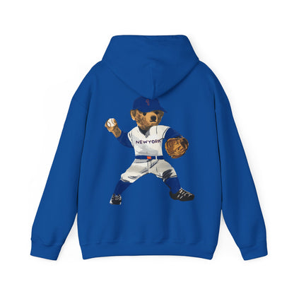 NEW YORK "QUEENS" BASEBALL TEDDY HOODIE