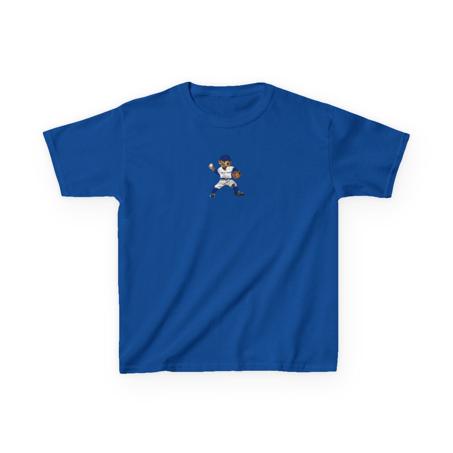 NEW YORK "QUEENS" BASEBALL TEDDY BABY TEE