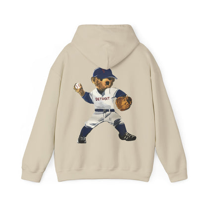 DETROIT BASEBALL TEDDY HOODIE