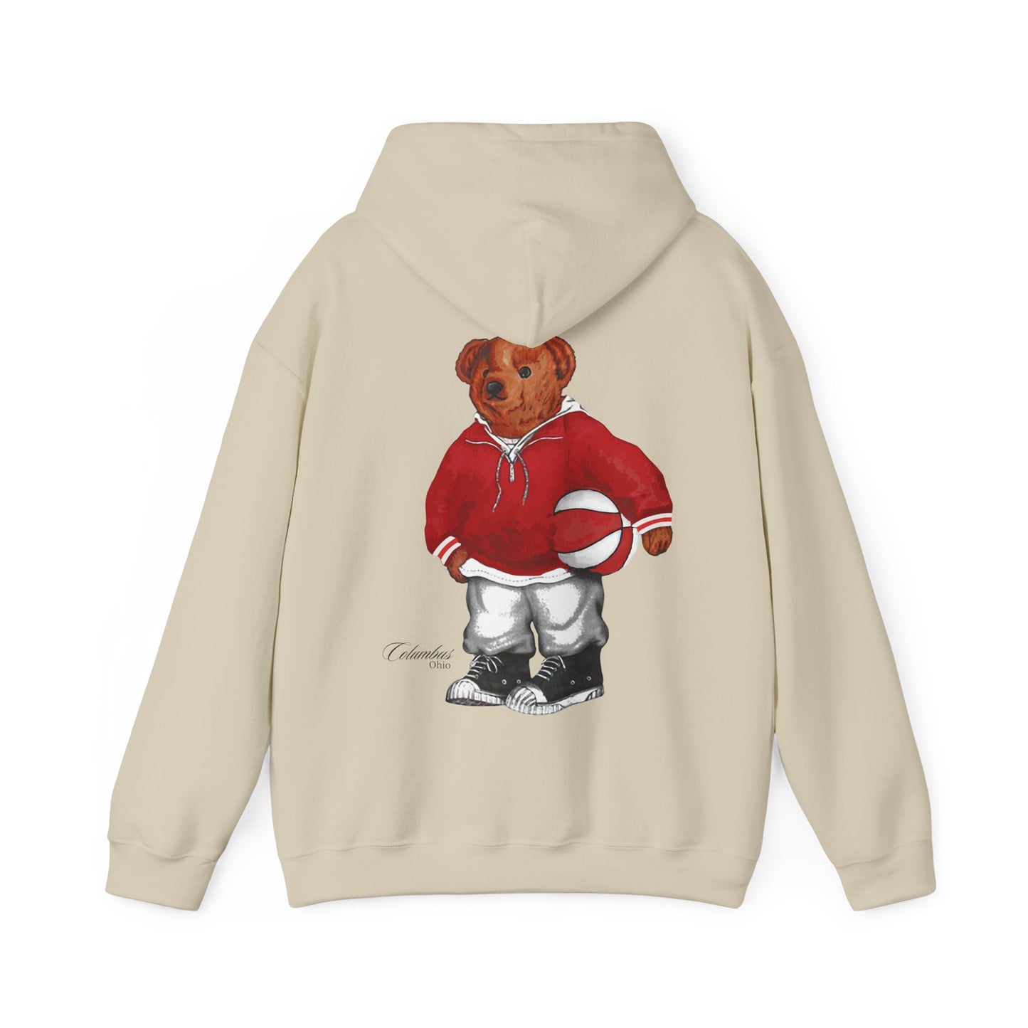 COLUMBUS OHIO BASKETBALL  TEDDY HOODIE