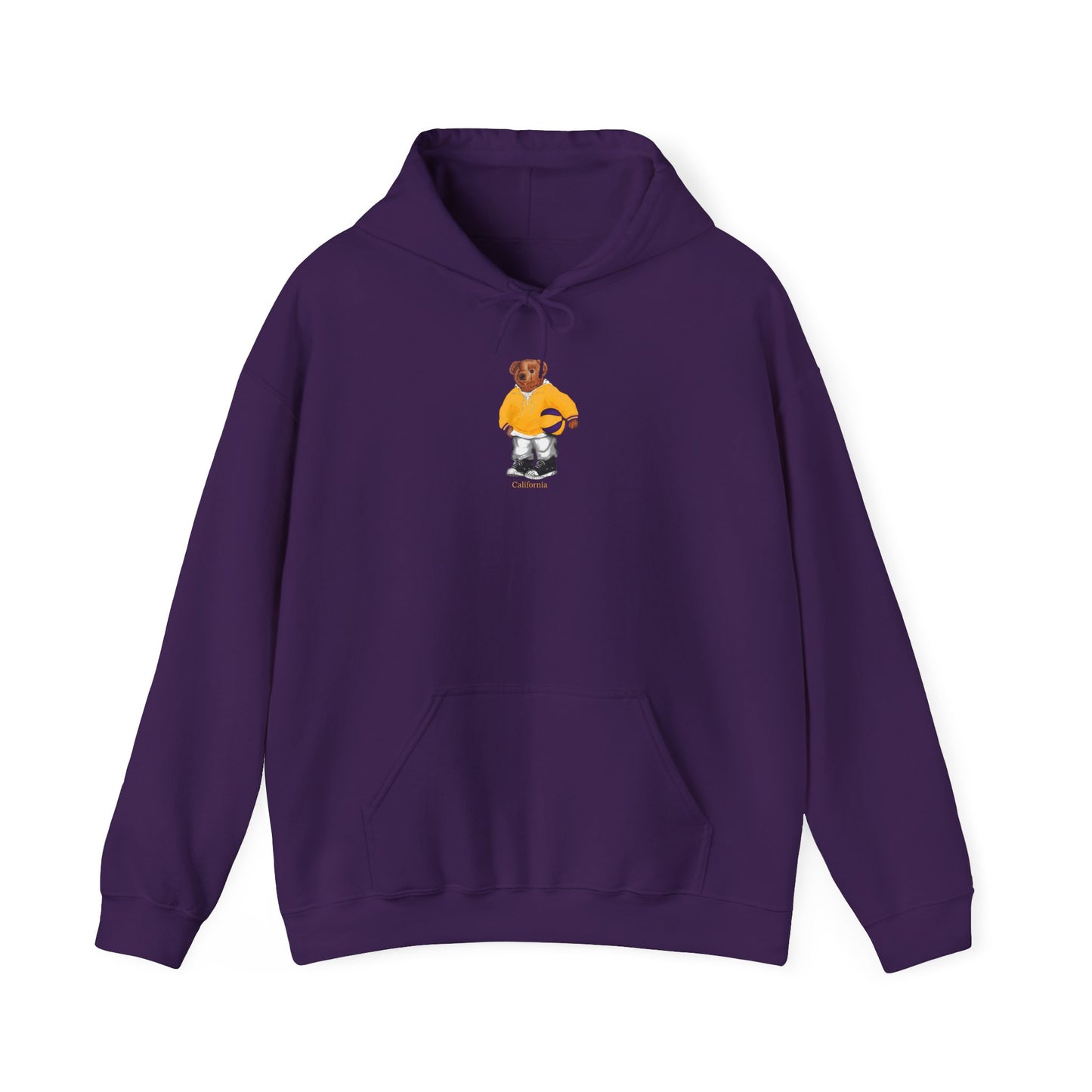 LOS ANGELES CALIFORNIA BASKETBALL TEDDY HOODIE