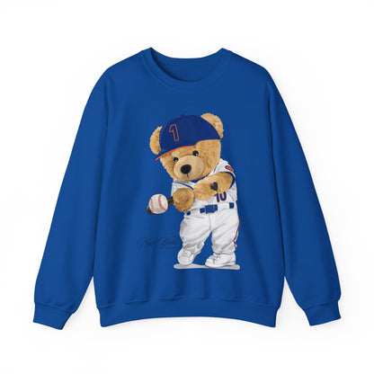 NEW YORK "QUEENS" BASEBALL TEDDY SWEATSHIRT